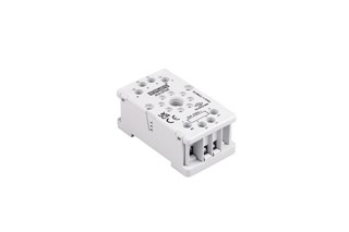 RS1 Serisi 8 Pin 10A Plug-in IP40 MS70 Ray Tipi Gri Güç Rölesi Soketi